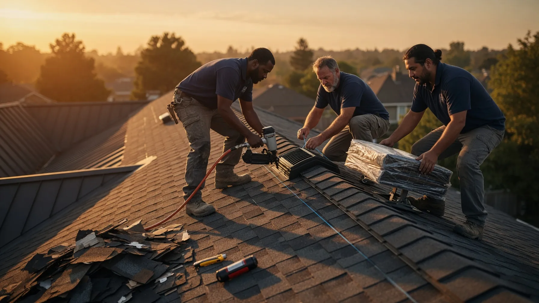 Roofing team hero image for 3JROOFING LLC